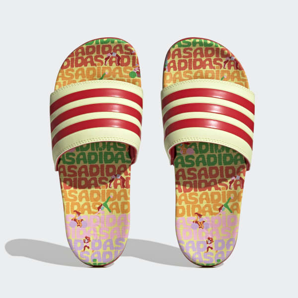 Yellow Adilette Comfort Sandals