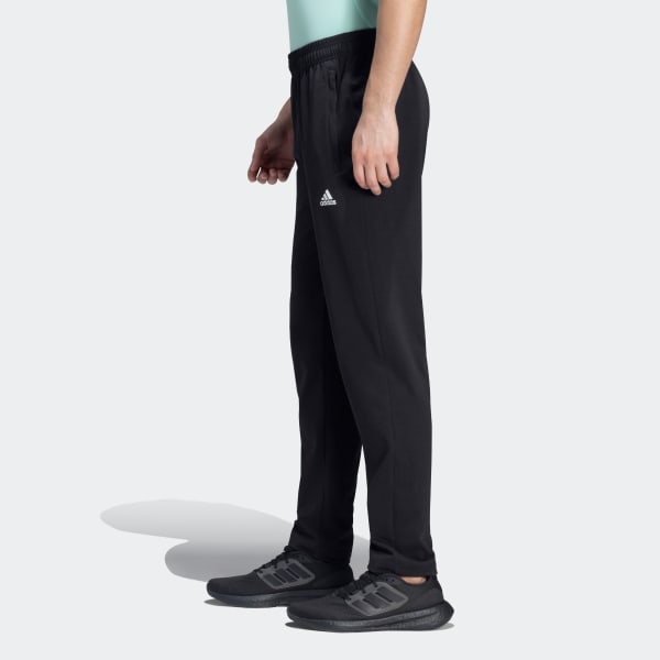 Black ESSENTIALS 3-STRIPES PANTS