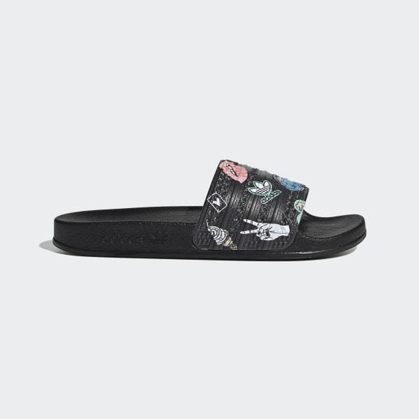 Adidas adilette floral slides online