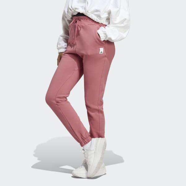 hobby Til meditation de adidas Lounge Fleece bukser - Pink | adidas Denmark