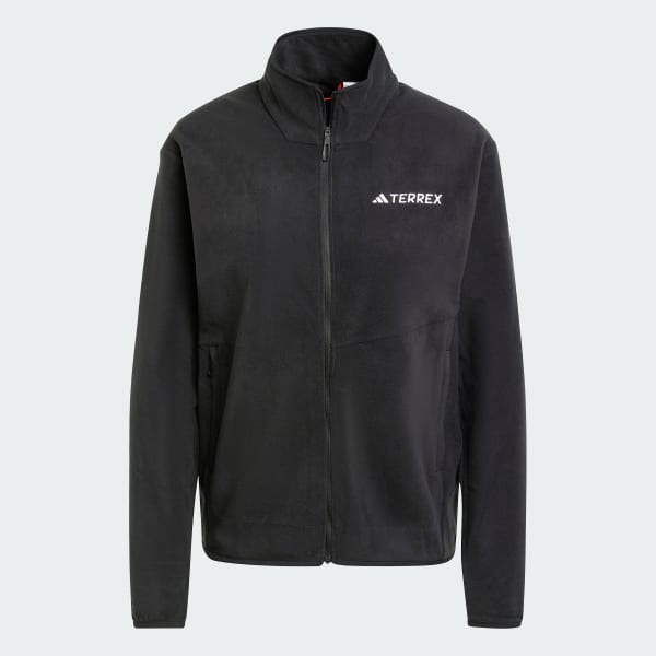 adidas Terrex Multi Full-Zip Fleece Jacket - Black | Free