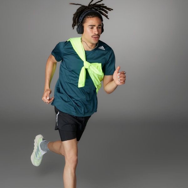 adidas Designed 4 Running Tee Turquoise adidas Switzerland
