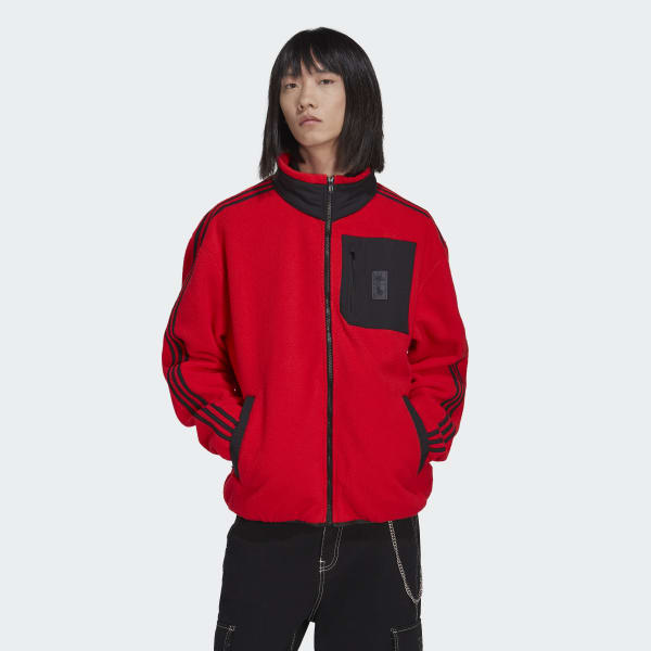 cervená Bunda Belgium Lifestyler Fleece VE121