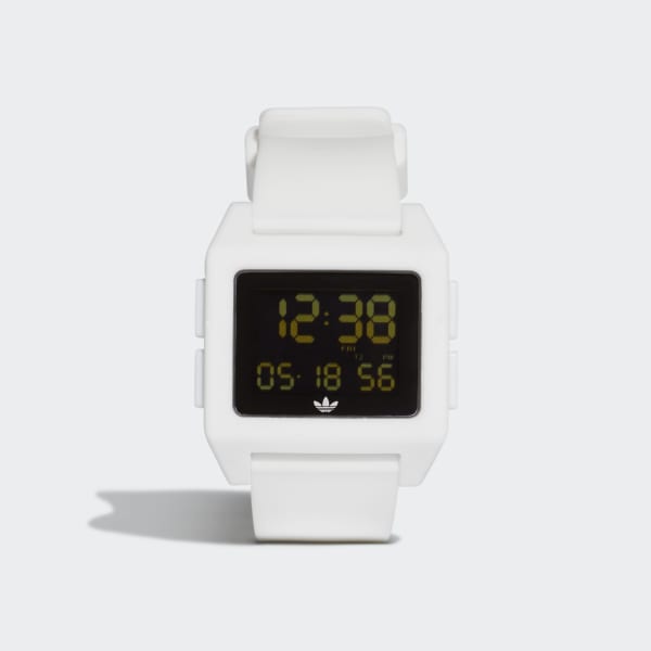 adidas watch white