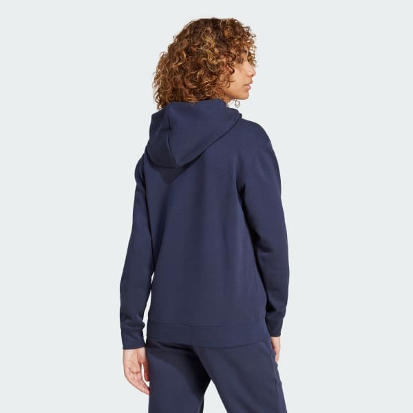Blue Essentials Small Logo Feel Cozy Hoodie