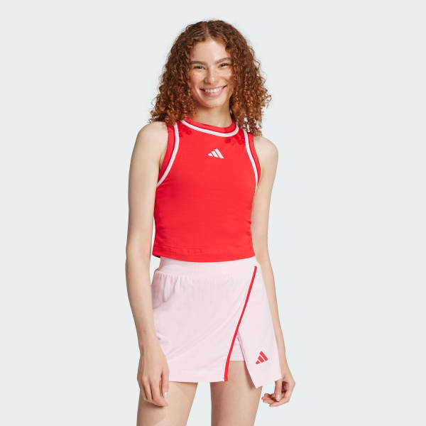 rood Essentials Color-Pop Cotton Crop Tanktop
