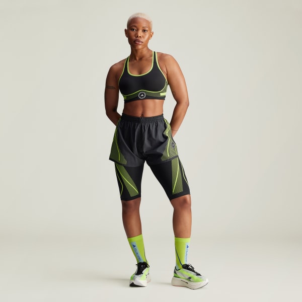 Black adidas by Stella McCartney TruePace Running Shorts