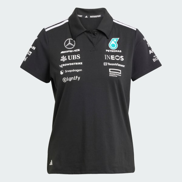 Schwarz MERCEDES - AMG PETRONAS FORMULA ONE TEAM POLOSHIRT