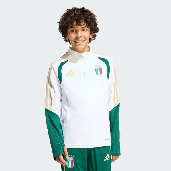 adidas Italy 26 Tiro Kids Training Top - White | Free Shipping