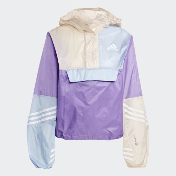 Purple 윈드레디 후드 아노락