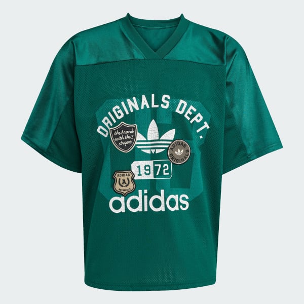 Green adidas Originals Dept. Graphic Mesh Jersey