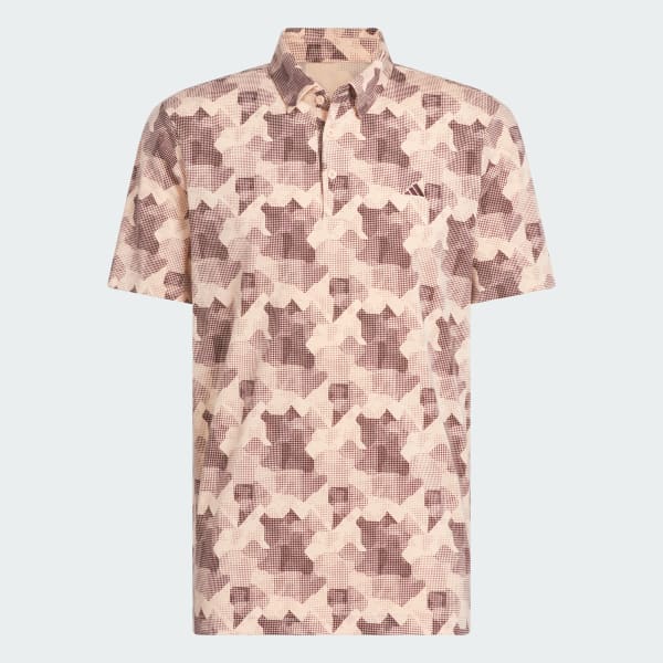 Pink Go-To Printed Polo Shirt