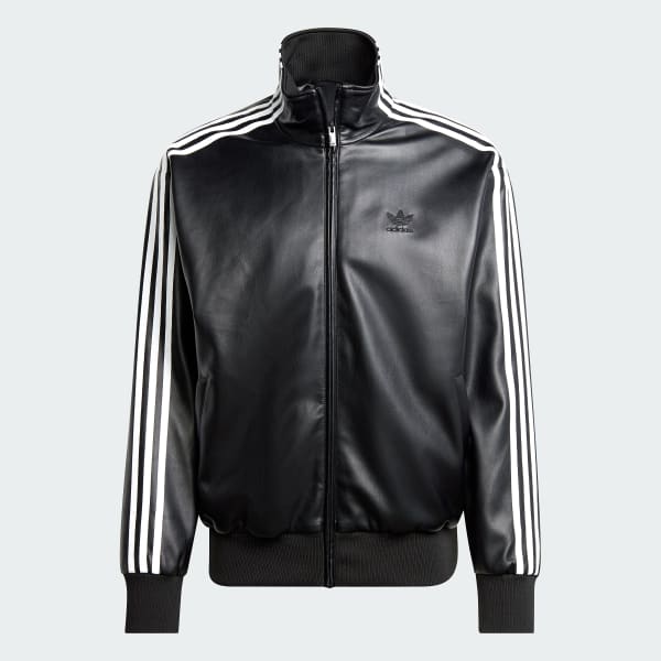 Adidas faux leather jacket deals