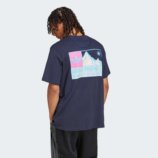 Μπλε Trefoil Tee