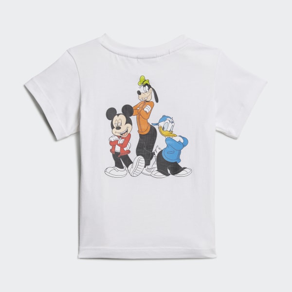 Blanco Camiseta Disney Mickey y Amigos