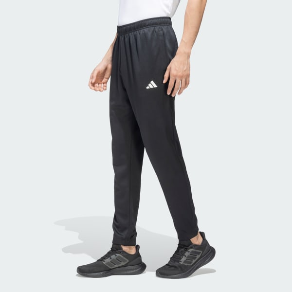 Black Small Logo Pants