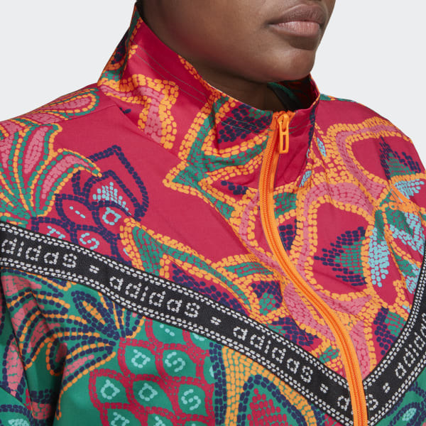Vert Veste de survêtement FARM (Grandes tailles) HI344
