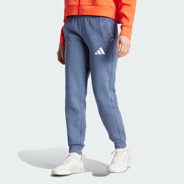 Light blue adidas tracksuit bottoms sales
