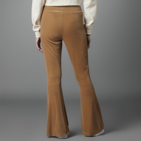 adidas Women's 70s Velour Flared Pants - Macy's