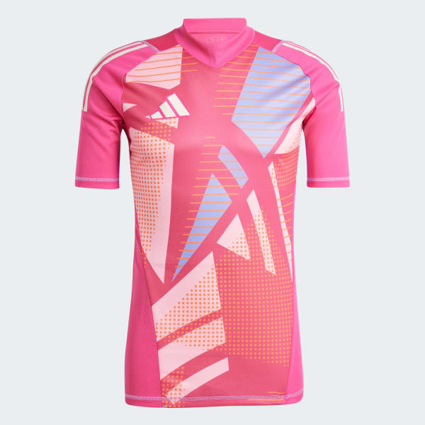 Rozowy Koszulka Tiro 24 Pro Short Sleeve Goalkeeper