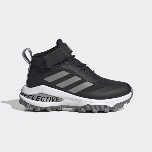 Black Fortarun All Terrain Cloudfoam Sport Running Elastic Lace and Top Strap Shoes