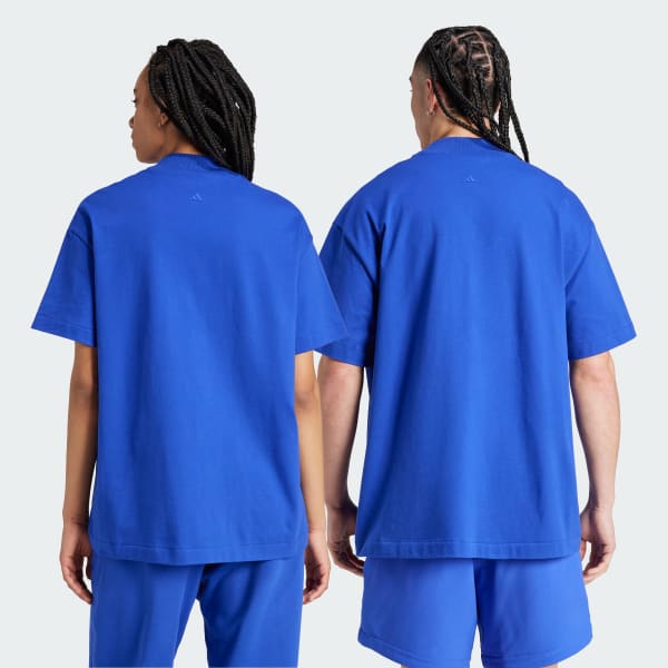 Azul T-shirt 001 adidas Basketball