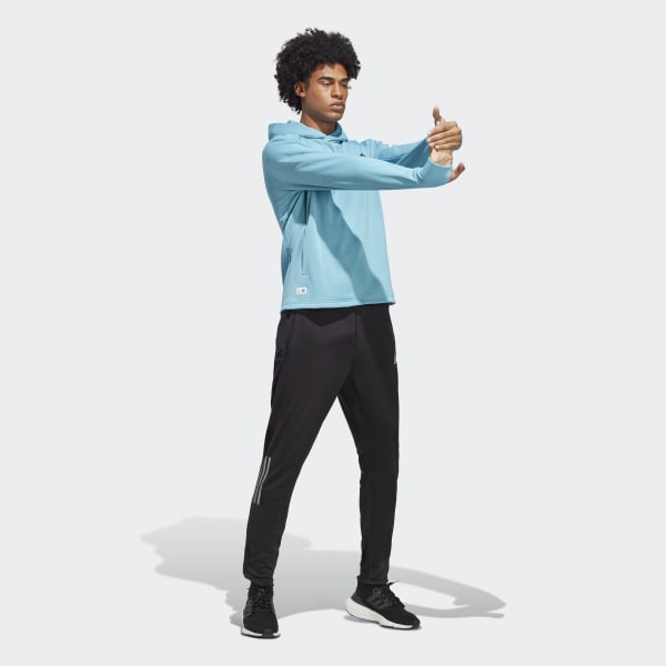 Bleu Sweat-shirt à capuche de running Made to be Remade AEROREADY