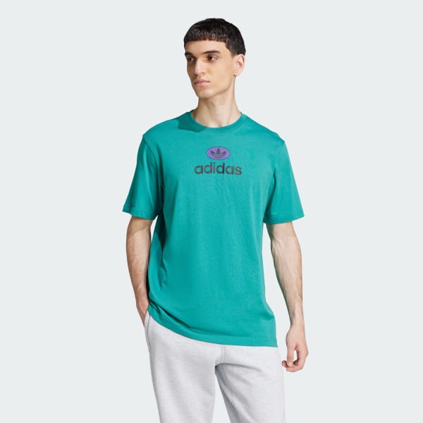 Polera Estampada Verde adidas adidas Chile