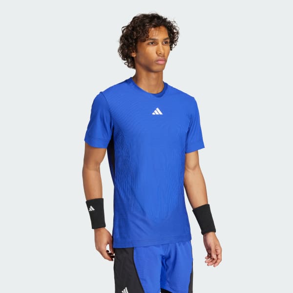 สีน้ำเงิน เสื้อยืดเทนนิส Pro AIRCHILL FreeLift