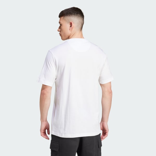 White Trefoil Essentials Tee