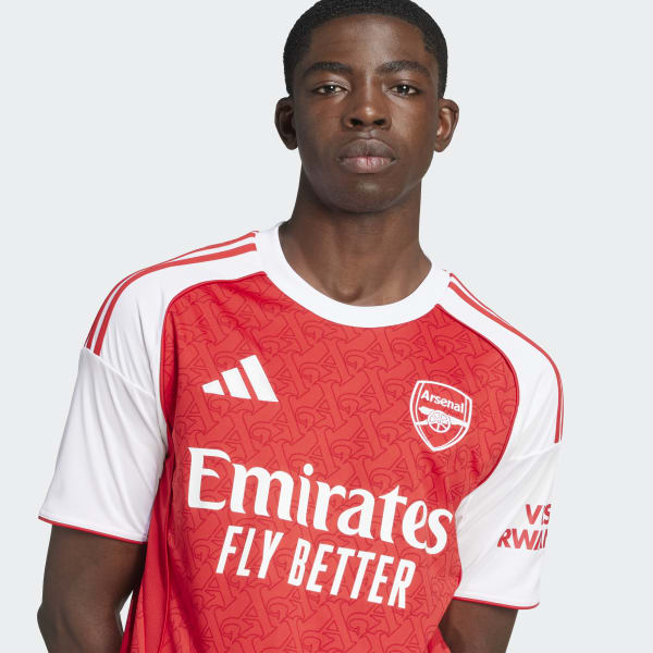 adidas Arsenal 25/26 Home Jersey - Red | Free Shipping with