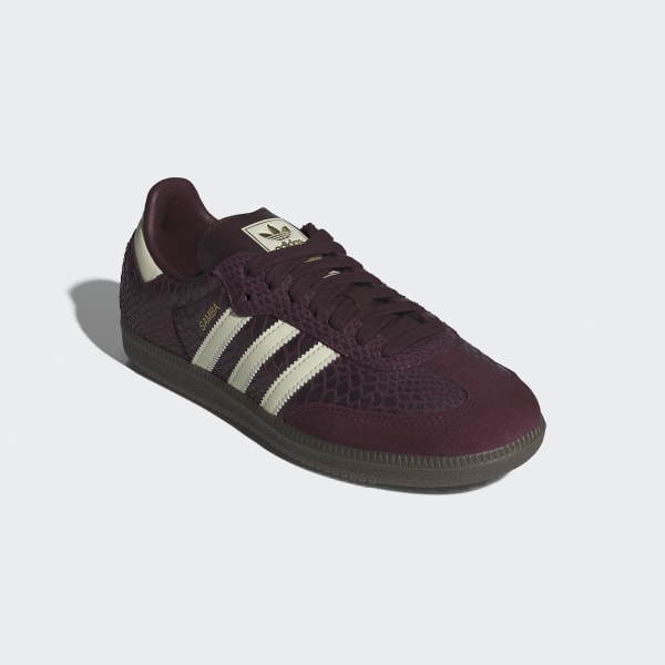adidas SAMBA OG SHOES - Burgundy | Free Shipping with adiClub
