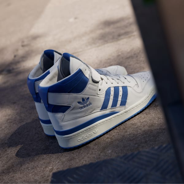 All white high top adidas shoes store