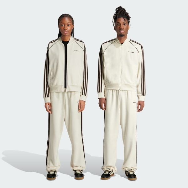 White Wales Bonner Statement Track Suit Pants