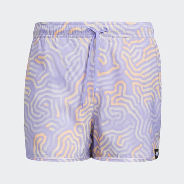 Roxo Calções Muito Curtos para Natação CLX BW550