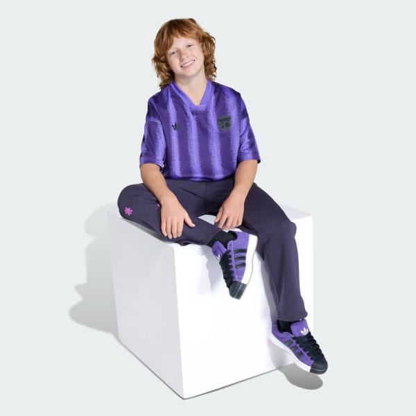 Morado PANTALÓN HOLGADO ADIDAS MINECRAFT