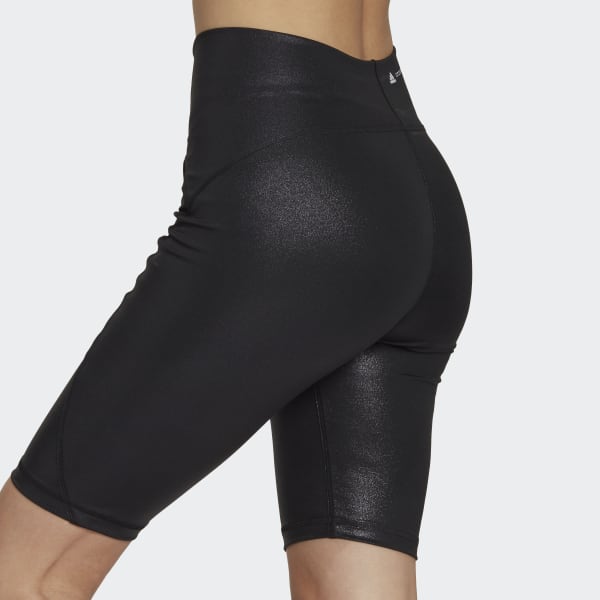 Sort adidas by Stella McCartney Shiny Cycling tights JKL99