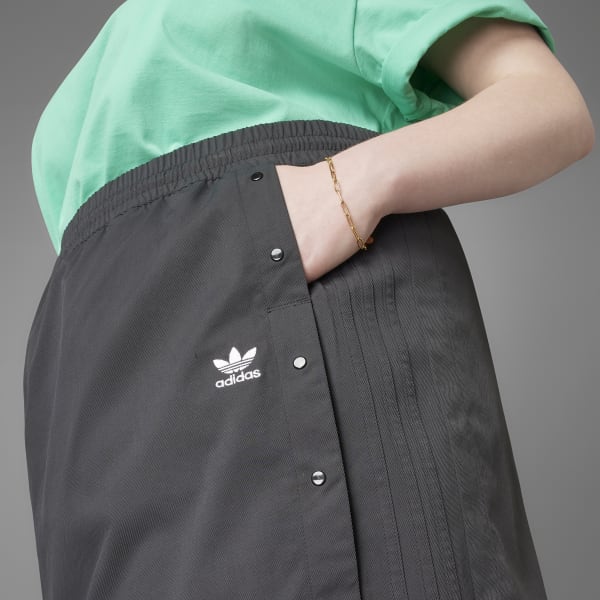 Czerń Always Original Snap-Button Skirt (Plus Size) QY751