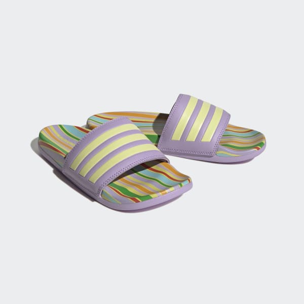 Purple Adilette Comfort Sandals
