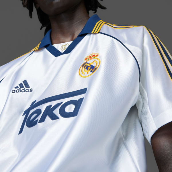 adidas Real Madrid 99/00 Home Jersey - White | Free Shipping