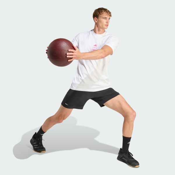 Hvid LES MILLS TOUR GRAPHIC T-SHIRT