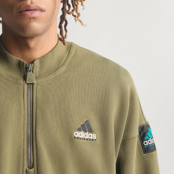 Πράσινο adidas Equipment Blocked με φερμουάρ 1/2