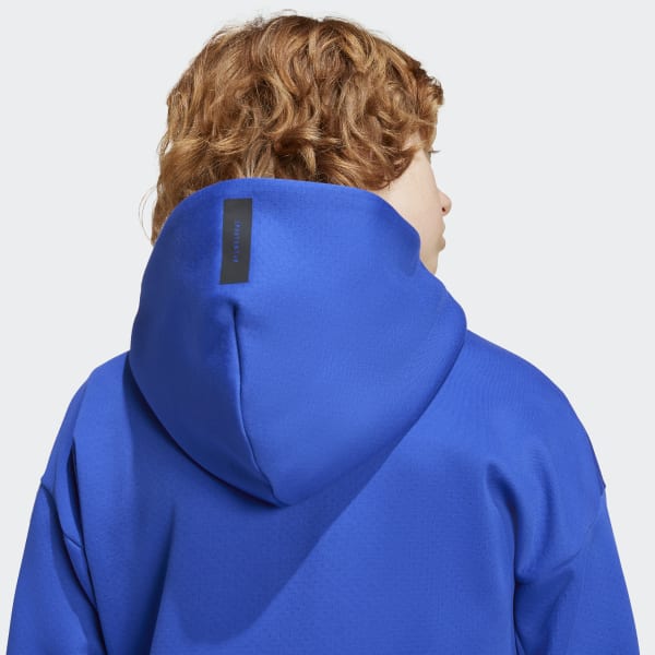 adidas Z.N.E. Full-Zip Hooded Track Jacket - Blue | Free Shipping