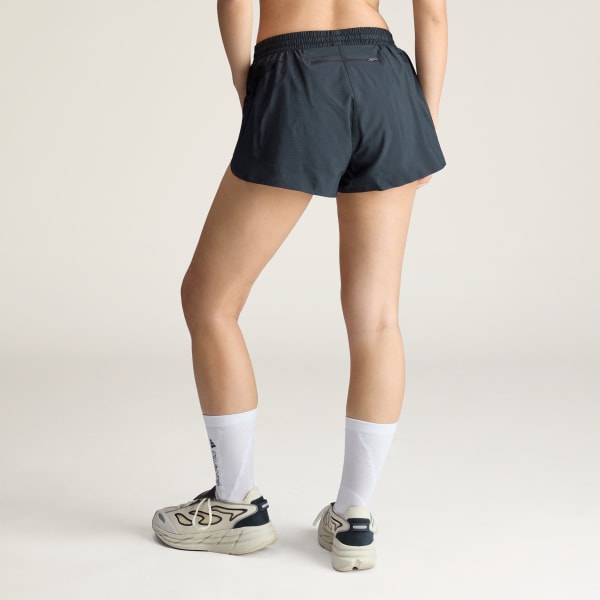 Noir Short de running adidas by Stella McCartney