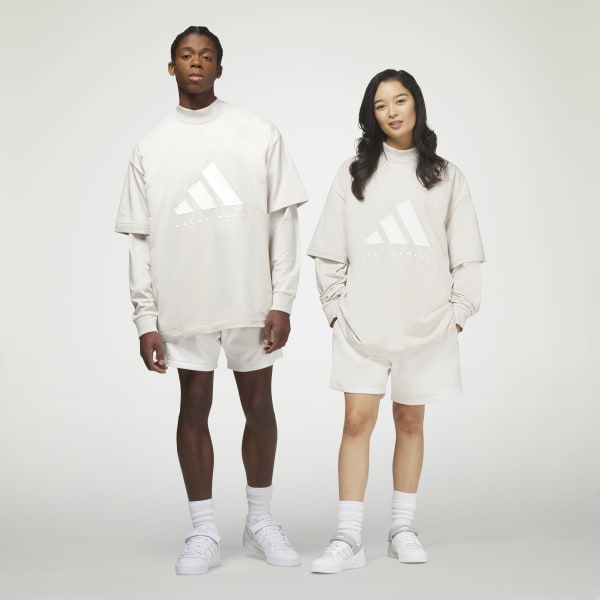 Beige adidas Basketball 001_Tee