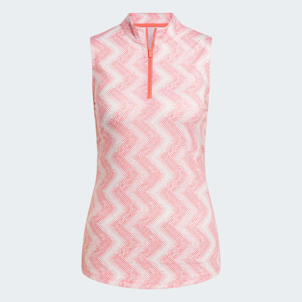 Rod Women's Ultimate365 Ottoman Printed Sleeveless Polo Shirt