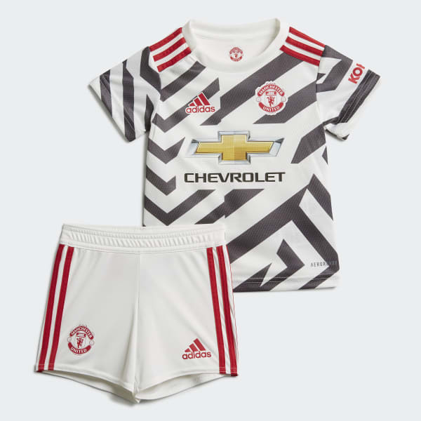 White Manchester United 20/21 Third Baby Kit HAK37