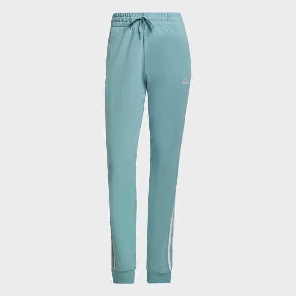 adidas Essentials 3-Stripes Pants - Turquoise | women training | adidas US