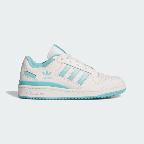 White Forum Low CL Shoes