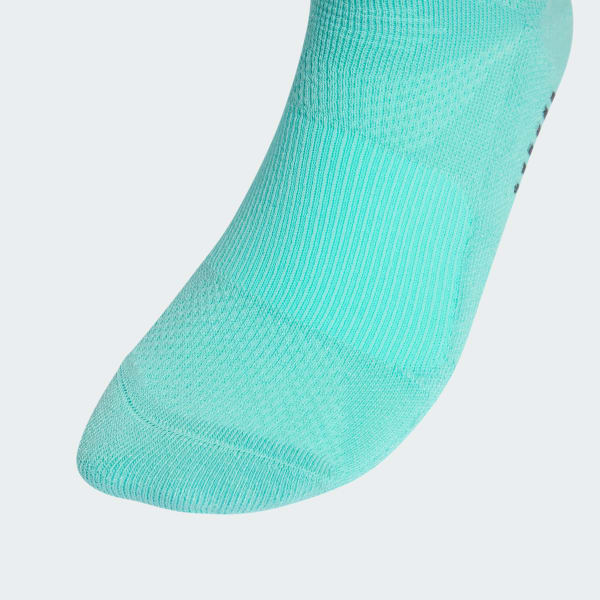 Turquoise adidas Football GRIP Printed Crew Performance Socks Cushioned